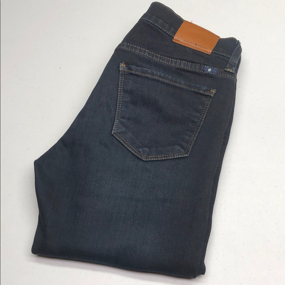 LUCKY BRAND DARKWASH BROOKE SKINNY JEANS 0/25x29 LIKE NEW ⭐️